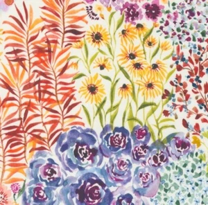Fat Quarter Moda Floribunda By Create Joy Project Floral 100% Cotton Fabric - Picture 1 of 4