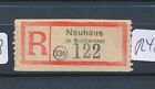R4667) Zonen/ frühe Bund,  Reco-Zettel 13b Neuhaus (b Schliersee)
