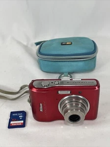 Nikon Coolpix L18 8MP Digital Camera with 3X Optical Zoom, Red Use For Parts - Picture 1 of 5