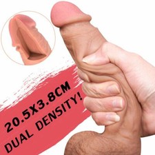 Realistic Huge Dildo Suction Cup Anal Vagina Sex Toy for Women Flesh Big Dong