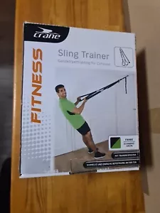 Slingtrainer Sling Trainer Ganzkörpertraining Crane OVP Schwarz/grün - Bild 1 von 1