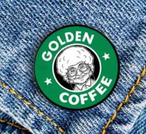 Golden Girls " Golden Coffee" Lapel pin - Australian Stock - free AU post - Picture 1 of 1
