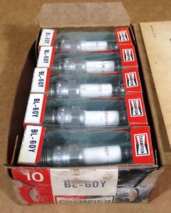 Champion SPARK PLUGS BL-60Y BOX OF 10 New Old Stock - Picture 1 of 1