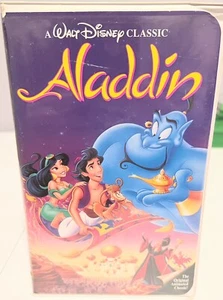  Walt Disney's Aladdin VHS Tape RARE Black Diamond Classic #1662 - Picture 1 of 3
