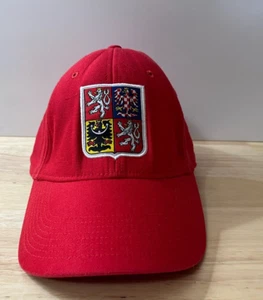 NIKE Team CZECH REPUBLIC National Team Emblem Flex Fit Hat Y2K Adult One Size - Picture 1 of 8
