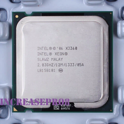 Intel Xeon X3360 X3220 X3210 X3230 X3350 X3370 Quad-Core LGA 775 Processor CPU - Image 1 of 1