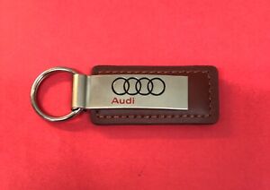 Leather Key Ring with Audi Logo & Dealer Name, etc.  - Collectible - Memorabilia
