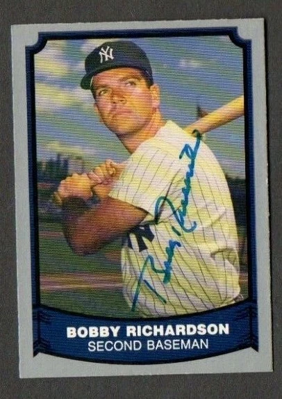Bobby Richardson 1988 Pacific Legends authentic autographed card Yankees - Image 1 of 1