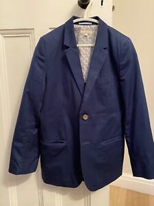 John Lewis Heirloom Collection Boys Blue Blazer Jacket 11 Years 146cm Worn Once