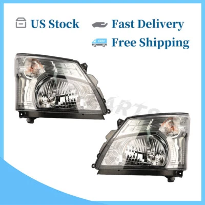 Headlight LH+RH For Hino 155 195 195h 195h DC 300 Headlamp 2012-2020 Both Sides Foto 1 de 4