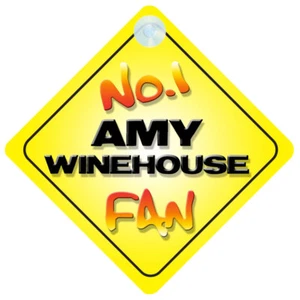 No.1 Amy Winehouse Fan Car/Door/Window Hanger/Sign - Picture 1 of 1