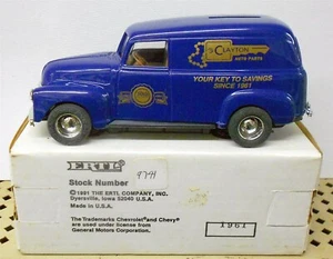 CLAYTON AUTO PARTS CLAYTON OHIO 1950 CHEV PANEL VAN 1991 DIECAST ERTL BANK #9741 - Picture 1 of 1