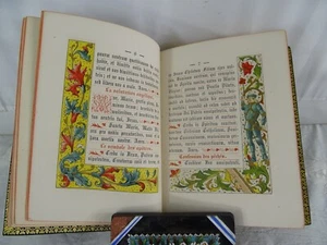 1886 Antique Engraved Roman Catholic Missal Bible Prayer Book - Picture 1 of 24