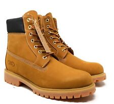 NYC Tough Boot Company Urban Style Work Boots Wheat Nubuck Leather Size 13 M US