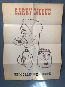 RARE - POSTER Barry McGee Graffiti Art 2013 Cheim & Read Gallery OS GEMEOS KAWS - Imagen 1 de 3