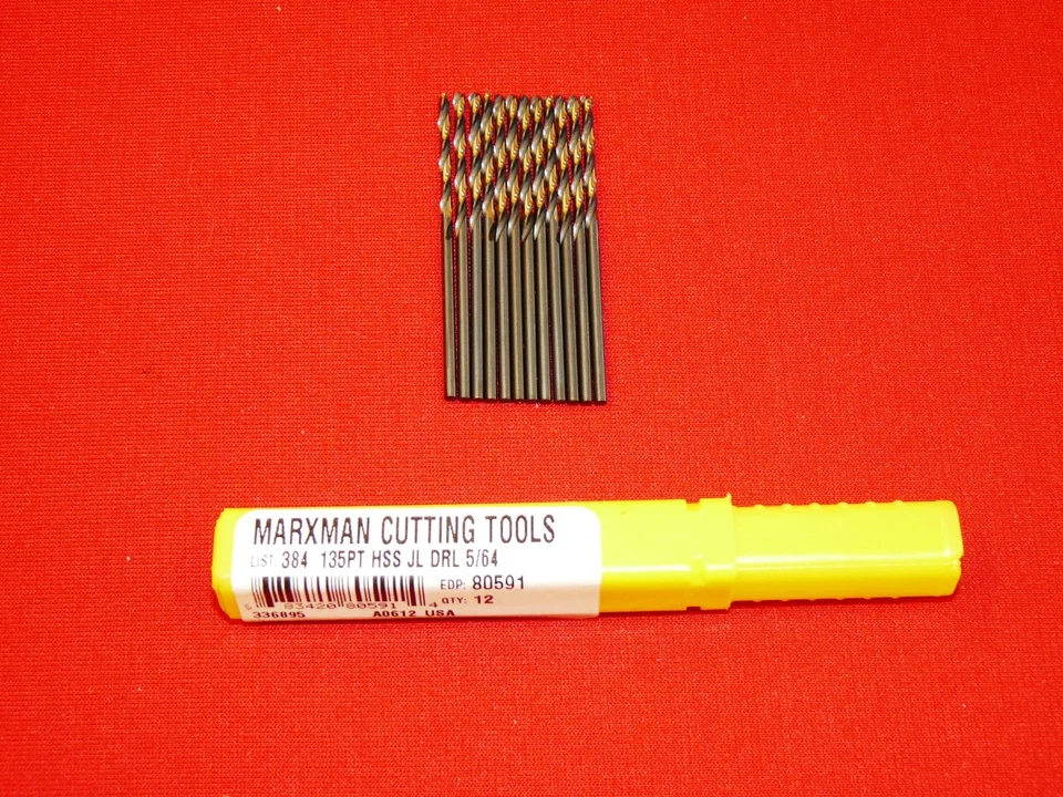 -5/64" Jobber Drill Bit Bits Black HSS Morse Marxman
