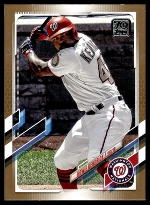 2021 Topps Gold Howie Kendrick 1572/2021 Washington Nationals #202 Foto 1 de 2