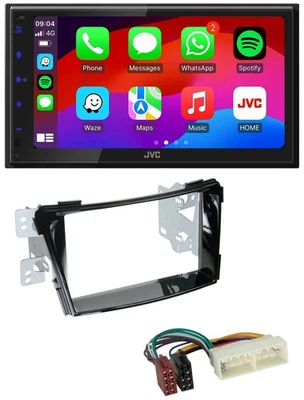 JVC Bluetooth USB MP3 2DIN DAB Autoradio für Hyundai i40 ab 2016 Typ VF Klavierl - Bild 1 von 4