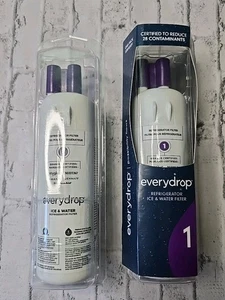 2 Pack Everydrop EDR1RXD1 Refrigerator Water Filter 1 Whirlpool Maytag - Picture 1 of 5