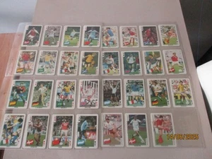Dandy Football Bubble Gum Playing Cards World Cup 1986 full set of 55 cards - Picture 1 of 10