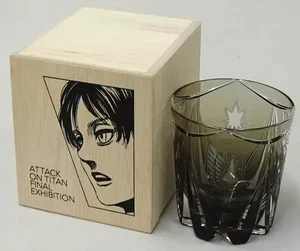 Survey Corps Edo Kiriko Glass "Attack on Titan Exhibition FINAL" - Imagen 1 de 5