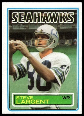 1983 Topps #389 Steve Largent - Image 1 of 2