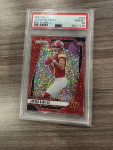 Prizm Red Sparkle SSP 2024 Jayden Daniels RC PSA 10 - Imagen 1 de 1