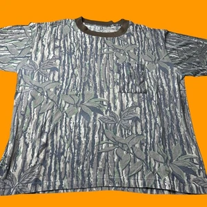Camisa De Colección Realtree Camuflada Hecha en EE. UU. XL Sin Etiqueta Puntada Única Caza Militar - Imagen 1 de 9