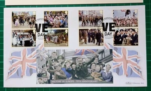 2020 End of World War Benham VE-Day 75 First Day Cover Victory Place London Pmk - Picture 1 of 3