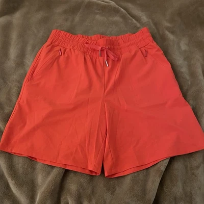 Pantalones Cortos Chico’s Zenergy Rojo Mujer’s 1 US-8 Ropa Activa Bolsillos con Cordón Usados en Excelente Condición Foto 1 de 4