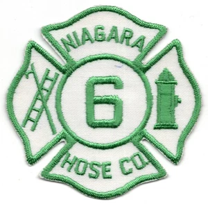 Patch Niagara (Niagara County) NY c1970 Hose Company #6 Fire Department 4x4" - Picture 1 of 3