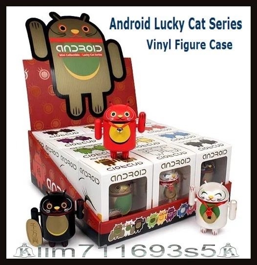 Google Android Lucky Cat серии виниловая фигурка чехол - новый!!! - Изображение 1 из 1