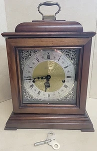 Howard Miller TRIPLE CHIME KEY WIND 8-DAY Mantel Clock 612-429 1050-020 - Picture 1 of 14