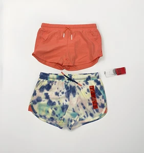 Eddie Bauer Youth Girl's 2 Pack Quick-Dry Lined Active Shorts Size M - Picture 1 of 2