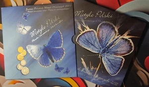 POLAND 6 Coins + Colored Medal 2011 Mint Set Butterfly - Picture 1 of 4