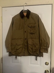 Vintage 60er Bob Allen Jagd Canvas/Cord Schießen Jagd Jacke Herren 44 LESEN - Bild 1 von 17