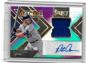 MAGLIA GIOCO PETE ALONSO 2020 PANINI SELECT X-FACTOR CERTIFICATA AUTENTICA AUTO#/49 - Foto 1 di 1