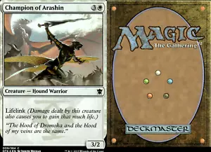 Magic the Gathering -MTG- Champion of Arashin Foil - Picture 1 of 1