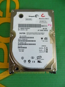 Seagate 80GB IDE PATA 2.5" Laptop Hard Disk Drive HDD ST9808210A (I149-C) - Picture 1 of 8