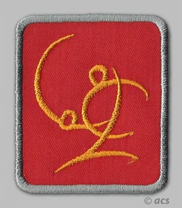 Aufnäher AikidoLogo Stickabzeichen Patch hochwertig zum Aufbügeln oder Aufnähen  - Bild 1 von 1