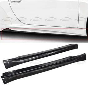 Faldas laterales estilo fibra de carbono V para Porsche 911 991.1 2005-2011 extensión labio - Imagen 1 de 11