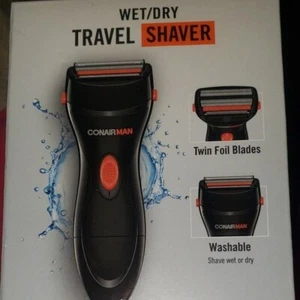 Conair Man Wet/Dry Travel Shaver  - Picture 1 of 3