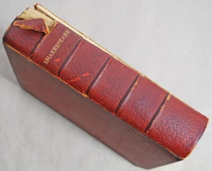 Complete Works Of Shakespeare Edit. W. J. Craig Oxford Horace Hart Leather Bound - Imagen 1 de 8