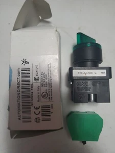 INTERRUPTOR SELECTOR VERDE AUTOMATIZACIÓN DIRECTA GCX3252-120L 120VAC/DC 2 POSICIONES - Imagen 1 de 2