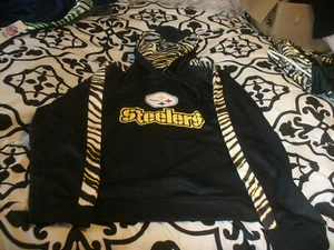 NFL Pittsburg Steelers Men Graphic Slub Hoodie W/Pouch Poly Cool Choice Size NWT - Picture 1 of 5