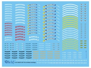 DECALS 1/12 MOTOS GP MARQUAGES POUR PNEUS ET ROUES - BS12-013 - Picture 1 of 4
