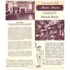 1950s Tourist Brochure Michie Tavern Charlottesville Home of Patrick Henry SE4