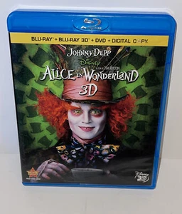 Alice in Wonderland 3D Blu-Ray, Blu-Ray, DVD Disc - Foto 1 di 4