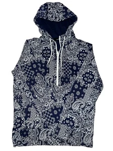 Rare Ralph Lauren TRENDYGOLF X RLX Bandana Patchwork Double Knit Hoodie - Picture 1 of 12