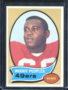 1970 Topps Football # 207 Woody Peoples (NM-MT) Near Mint to Mint - Picture 1 of 2